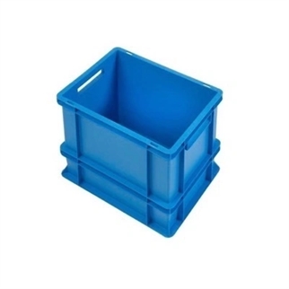 400x300x320 mm stabelbar eurokasse, blå farve